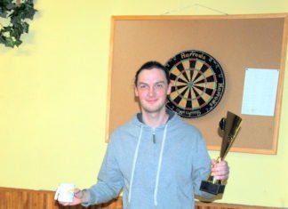 Smiginio varžybas tarp ,,Achemiečių” laimėjo Rimvidas Šaltenis