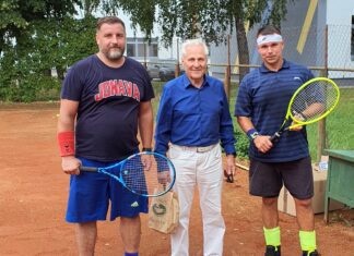 Teniso turnyras ,,Achemiečiams“-čempionas Valdas Lukšas