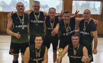 SK “Achespo” krepšininkai veteranų krepšinio turnyre pasidabino bronzos medaliais