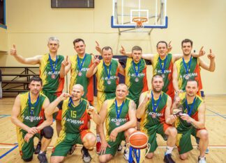 Fantastika: SK ,,Achespo“ savaitės bėgyje triumfavo JKML40+ čempionate ir atsivežė taurę iš tarptautinio krepšinio turnyro
